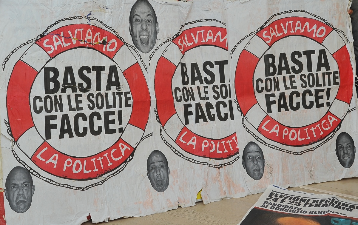 Pino Boresta – M.E.R.d.A. Manifesti Elettorali Rettifica da Asporto